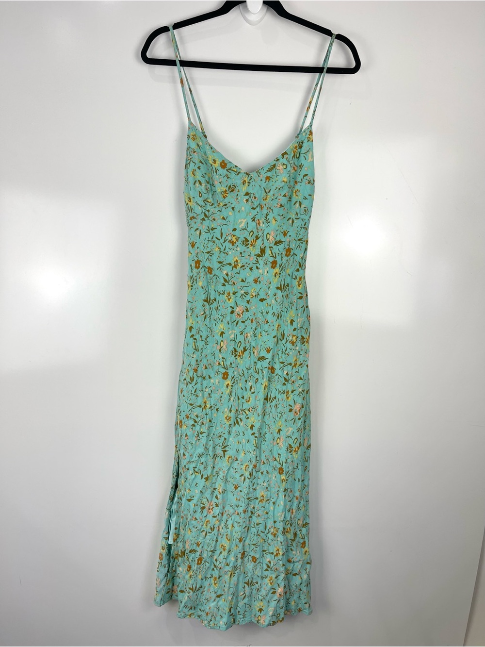 Hello Molly California Dreaming Midi Dress Green Floral Women’s Size Small US 4 - Picture 3 of 11